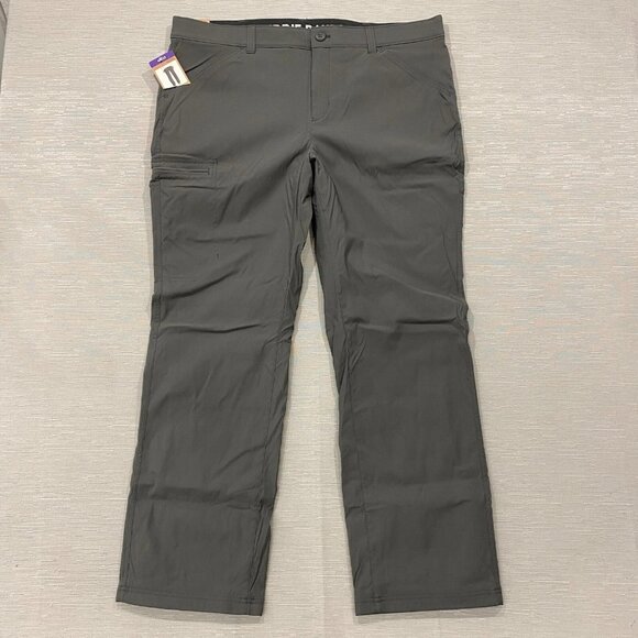 Eddie Bauer Fleece Lined Tech Pants Mens 40 x 32 Gray Water Repellent Insulated - Picture 3 of 13